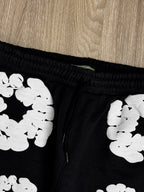 SHORTS MOLETOM DENIM TEARS - PRETO