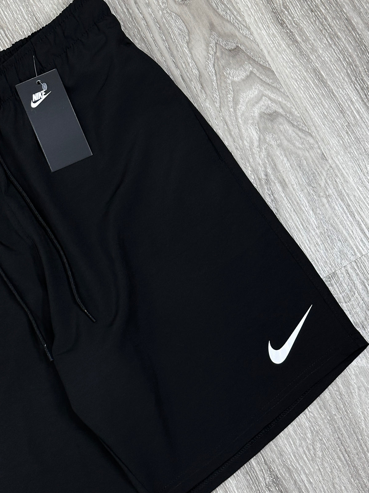 SHORTS TACTEL NK MINI SWOOSH - PRETO