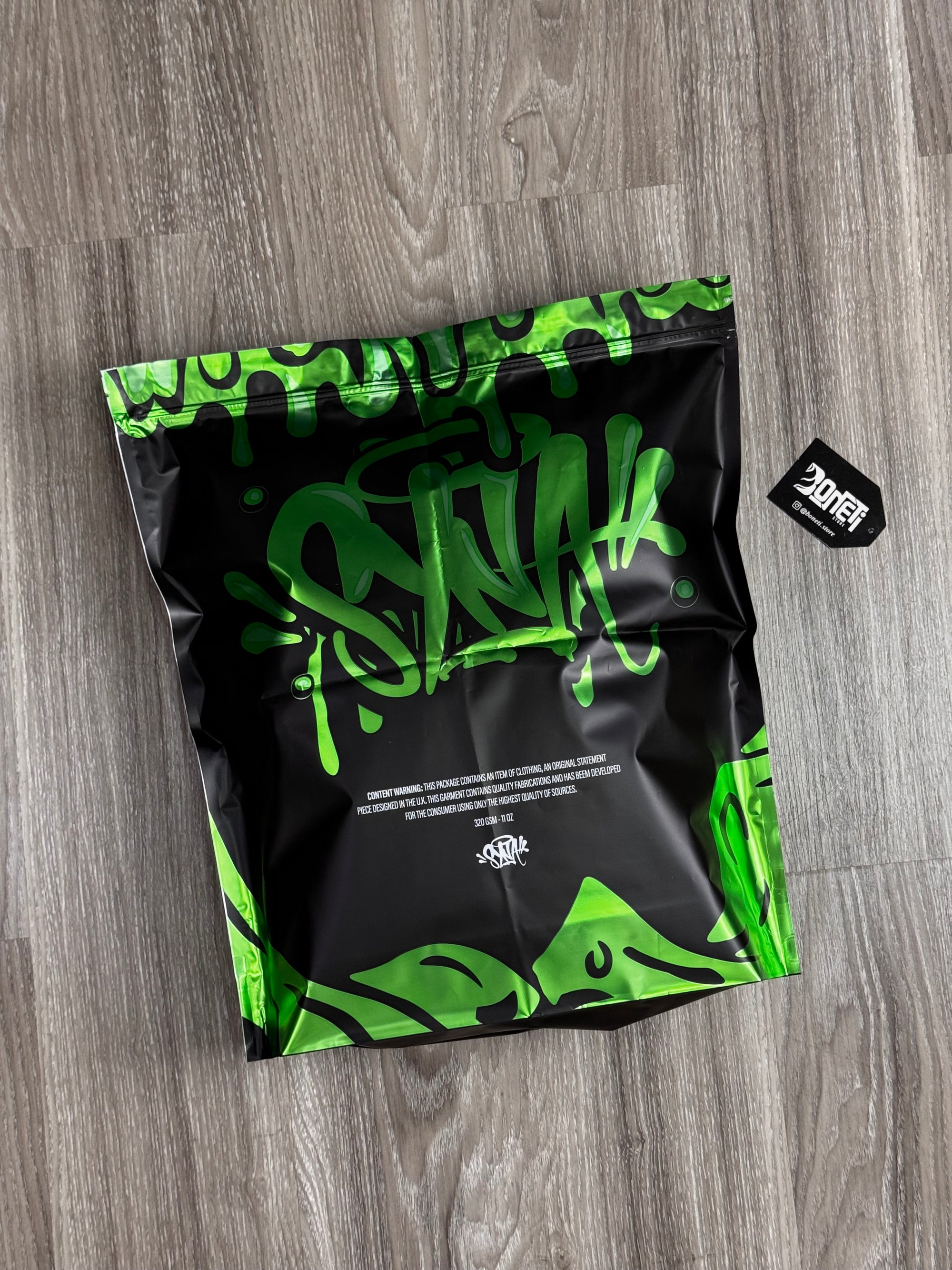 CONJUNTO SYNA WORLD MOLETOM - BLACK ORANGE