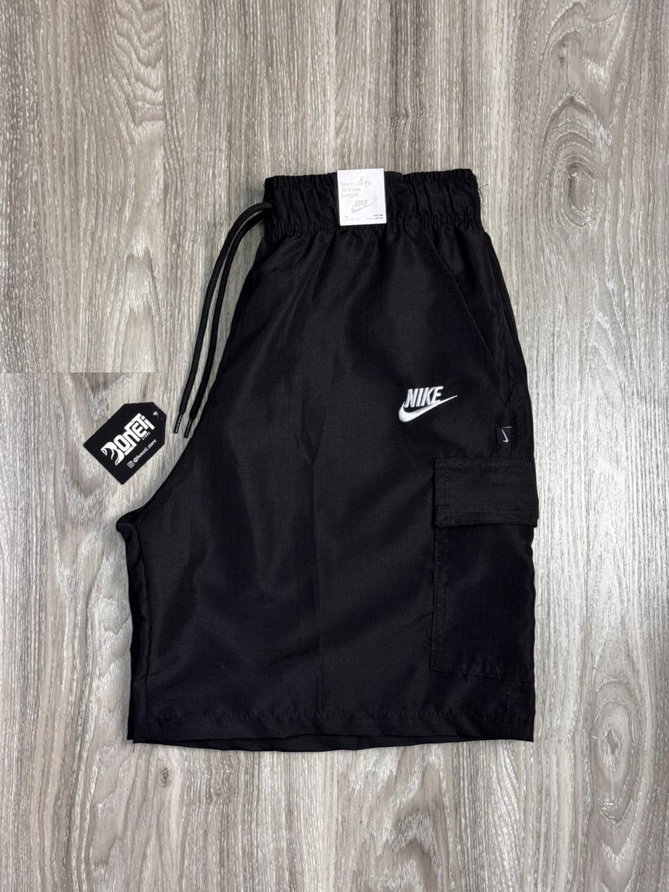 SHORTS RIPSTOP CARGO NK CLUB - PRETO