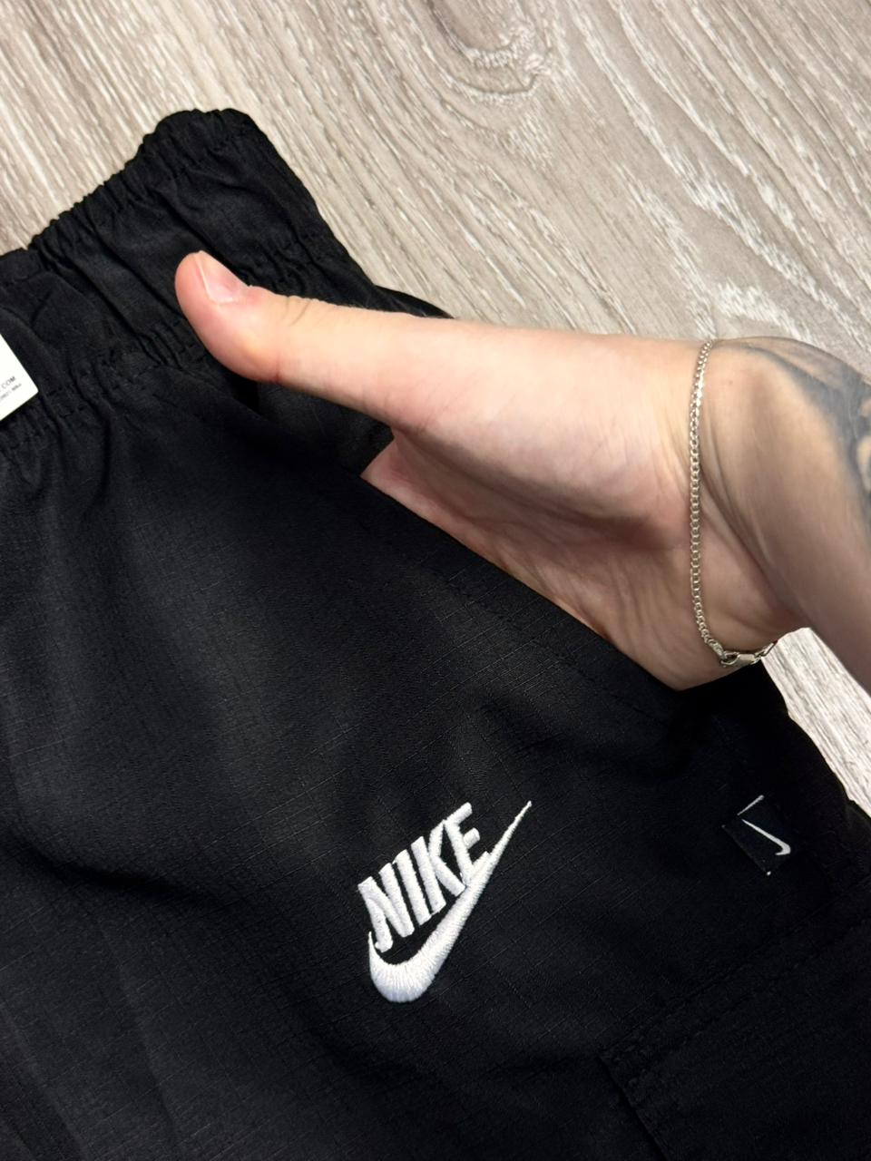 SHORTS RIPSTOP CARGO NK CLUB - PRETO