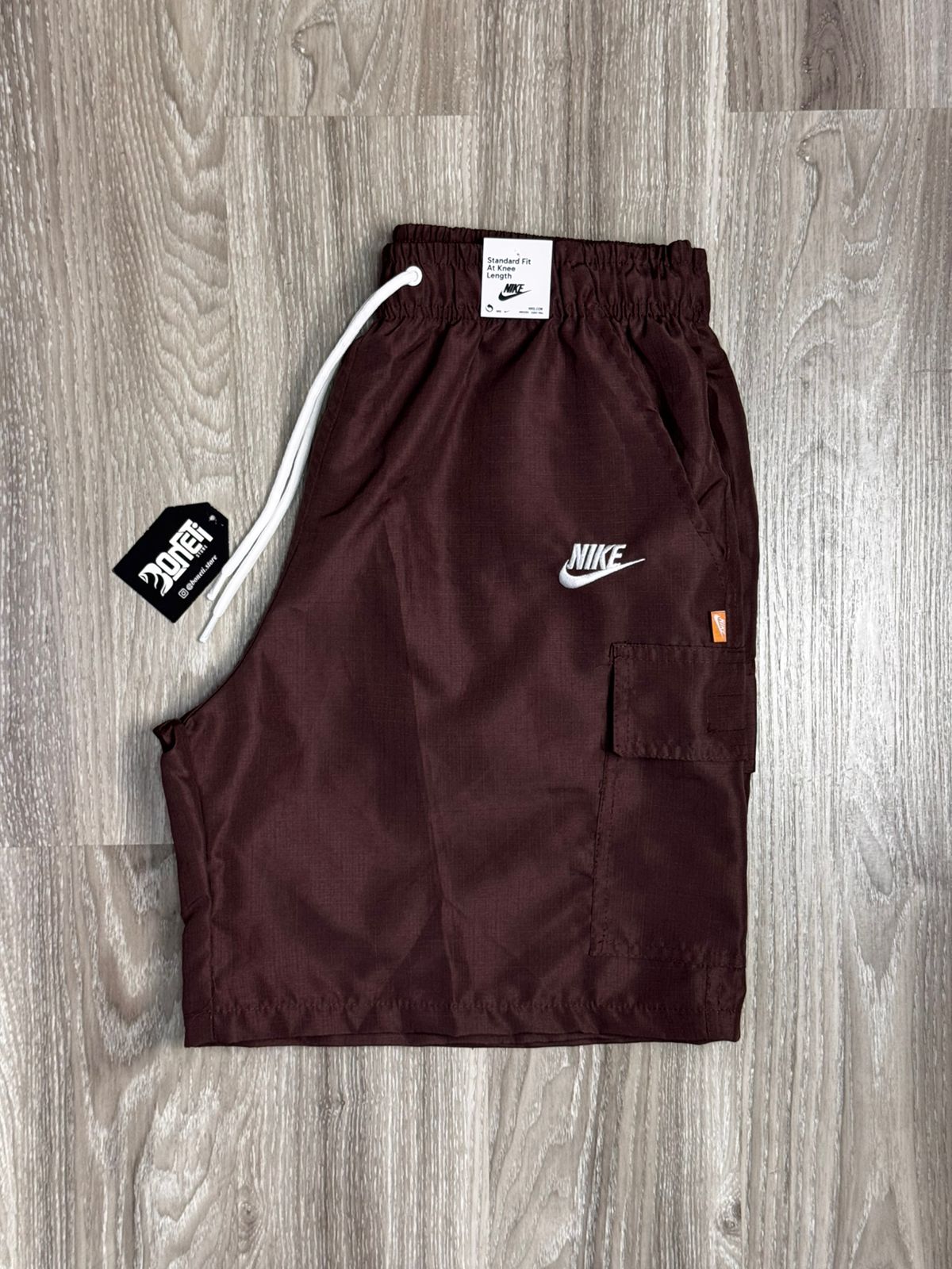 SHORTS RIPSTOP CARGO NK CLUB - MARROM