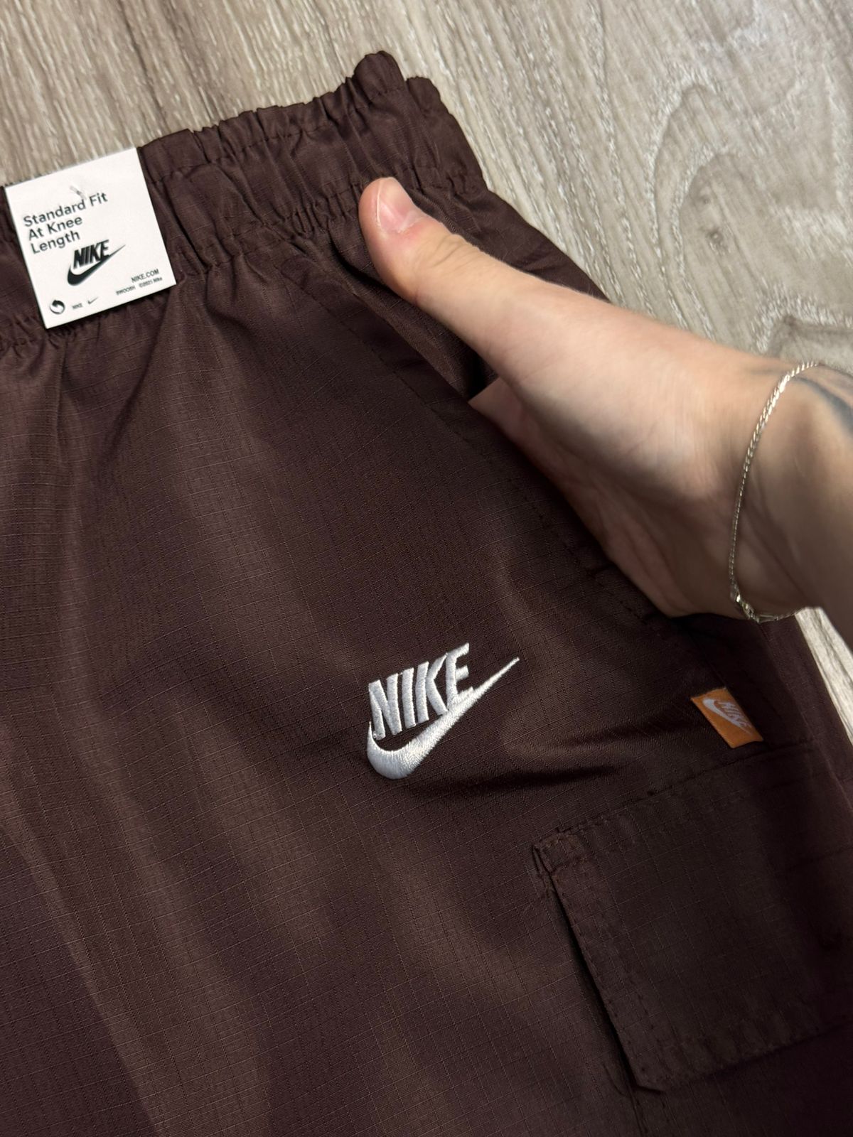SHORTS RIPSTOP CARGO NK CLUB - MARROM