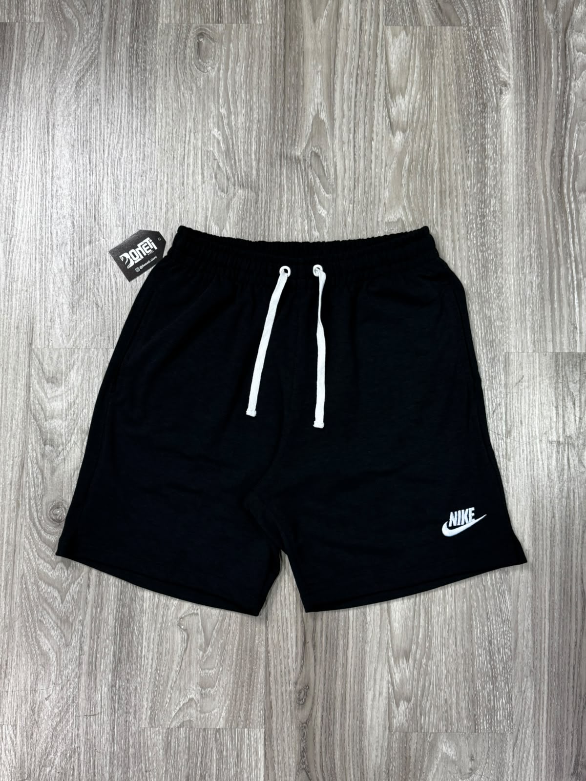 SHORTS MOLETOM NK CLUB - PRETO