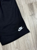 SHORTS MOLETOM NK CLUB - PRETO