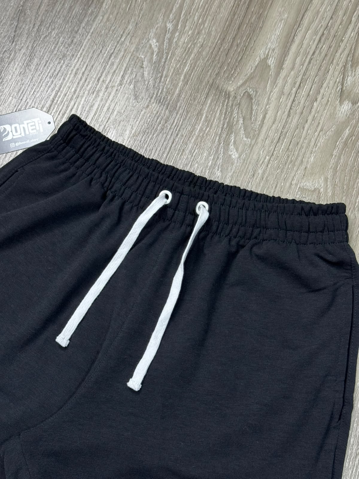 SHORTS MOLETOM NK CLUB - PRETO