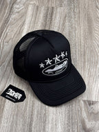 BONÉ TRUCKER CORTEIZ 5 STARS BLACK