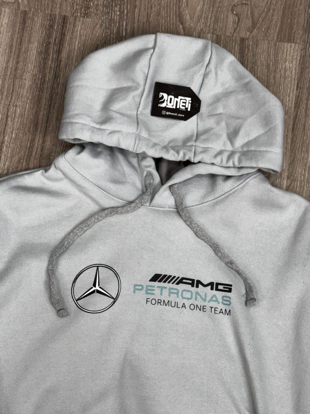 MOLETOM CANGURU PM X MERCEDES - TURQUESA