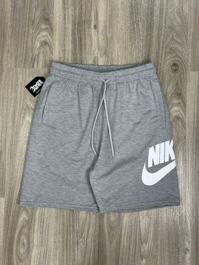 SHORTS MOLETOM NK ICON - CINZA