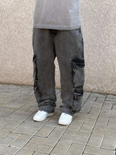 CALÇA CARGO RETA DOUBLE POCKET ESTONADO - DC