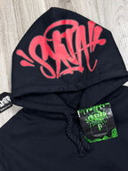 CONJUNTO SYNA WORLD WINTER MOLETOM - BLACK RED