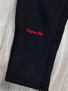 CONJUNTO SYNA WORLD WINTER MOLETOM - BLACK RED