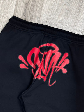 CONJUNTO SYNA WORLD WINTER MOLETOM - BLACK RED
