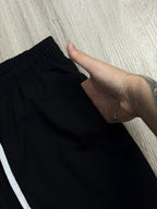 SHORTS TACTEL NK CLUB BORDADO - PRETO