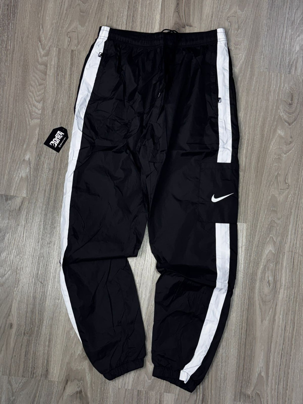 CALÇA TACTEL NK IMPERMEÁVEL - PRETA/BRANCA