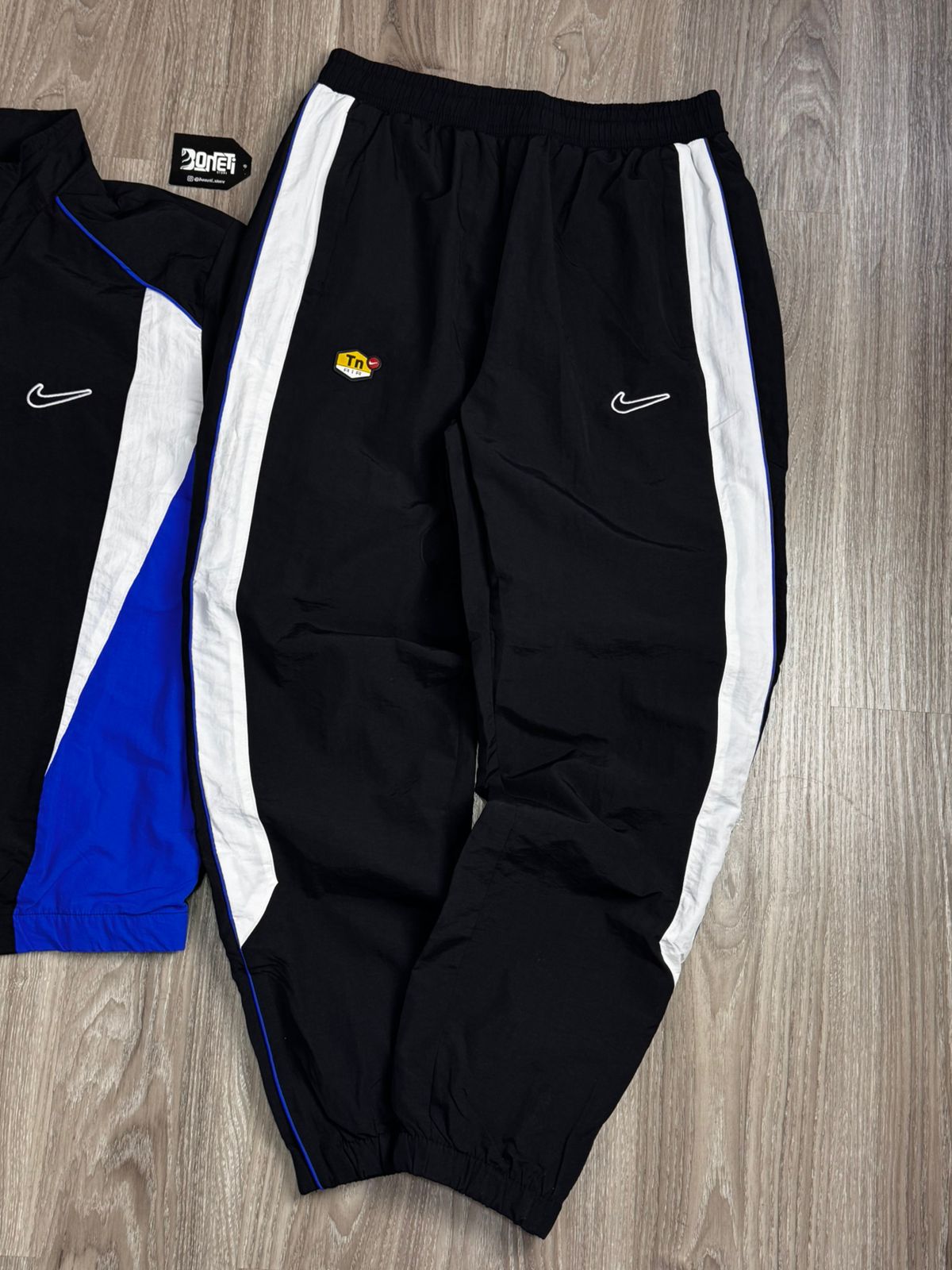 CONJUNTO TACTEL NK TRACKSUIT TN AIR - PRETO