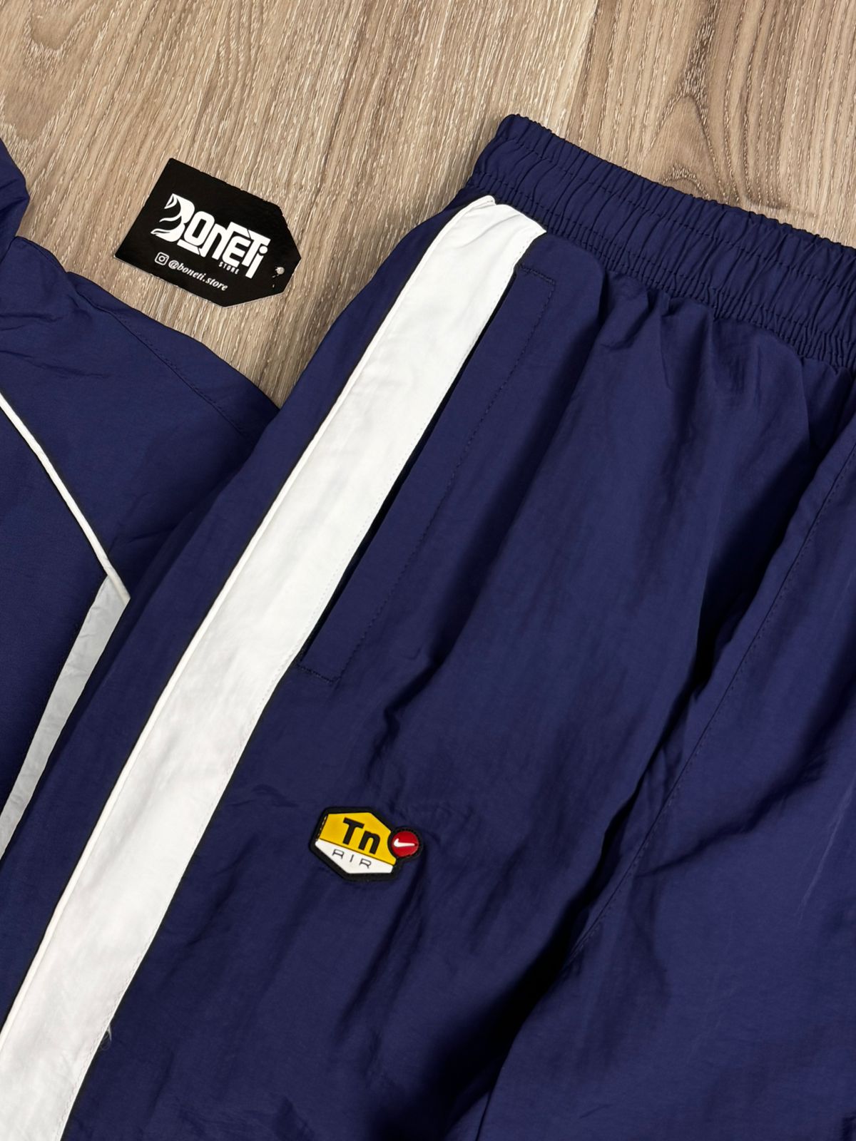 CONJUNTO TACTEL NK TRACKSUIT TN AIR - AZUL MARINHO