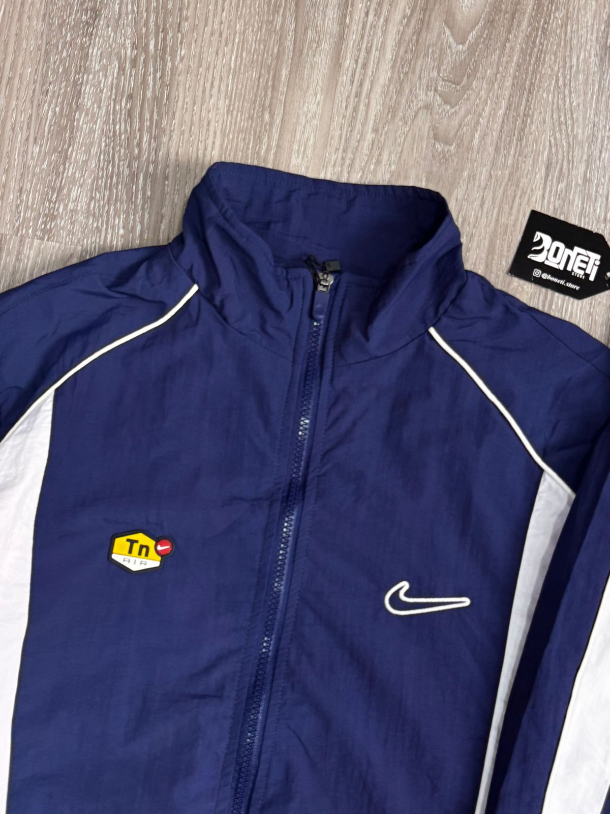 CONJUNTO TACTEL NK TRACKSUIT TN AIR - AZUL MARINHO