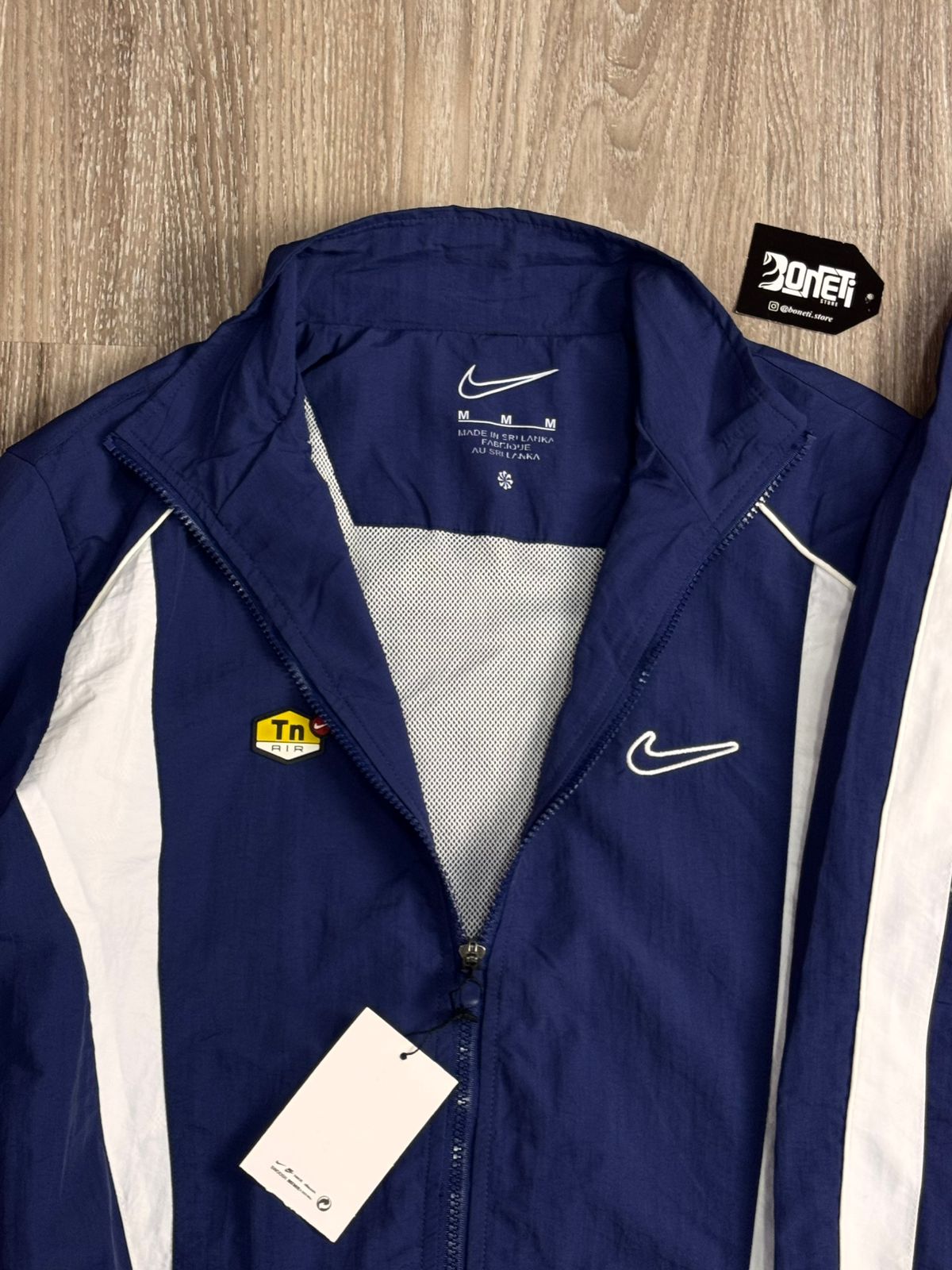 CONJUNTO TACTEL NK TRACKSUIT TN AIR - AZUL MARINHO