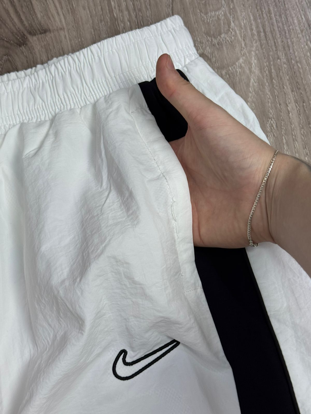 CONJUNTO TACTEL NK TRACKSUIT TN AIR - BRANCO