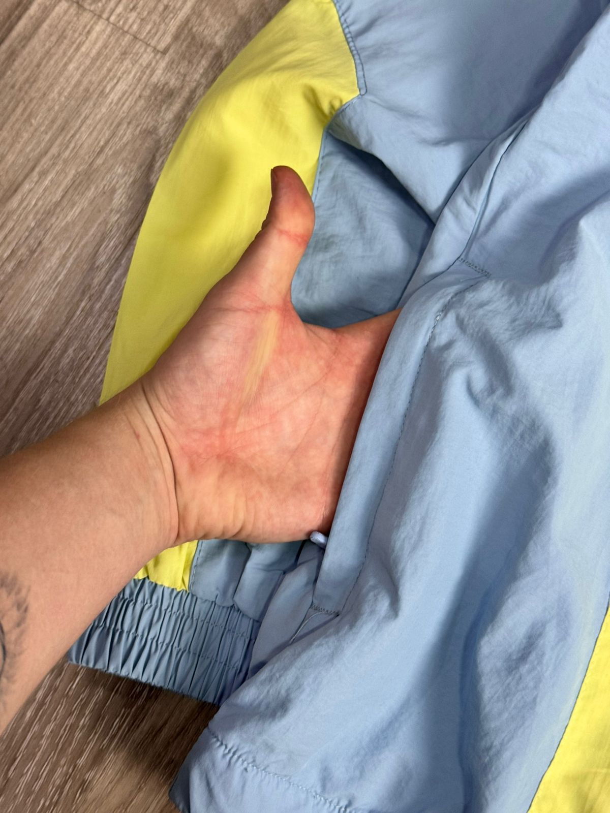 CONJUNTO TACTEL NK TRACKSUIT TN AIR - AMARELO