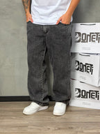 CALÇA JEANS RETA ESTONADA BS