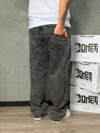 CALÇA JEANS RETA ESTONADA BS