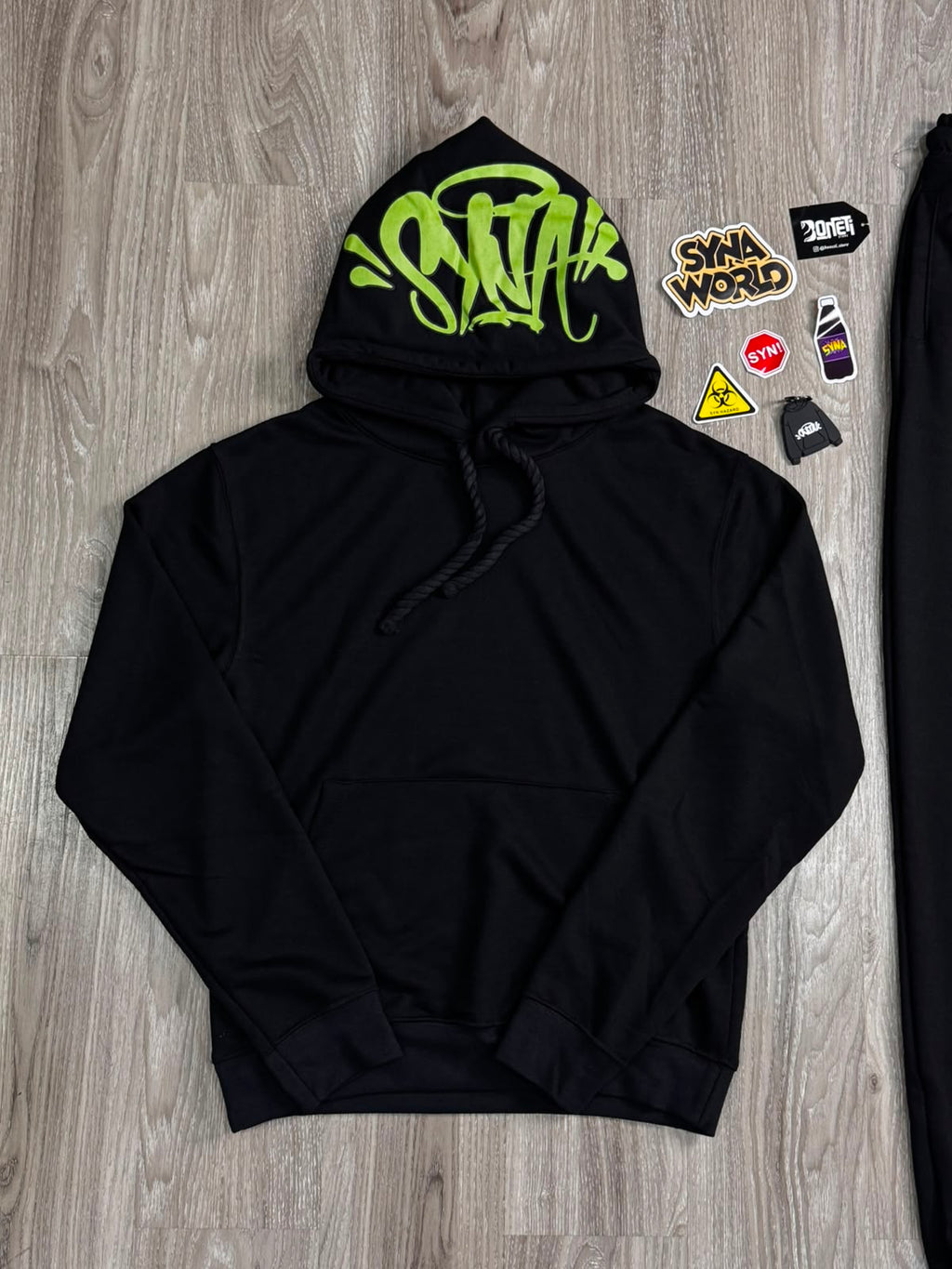 CONJUNTO SYNA WORLD WINTER MOLETOM - BLACK GREEN