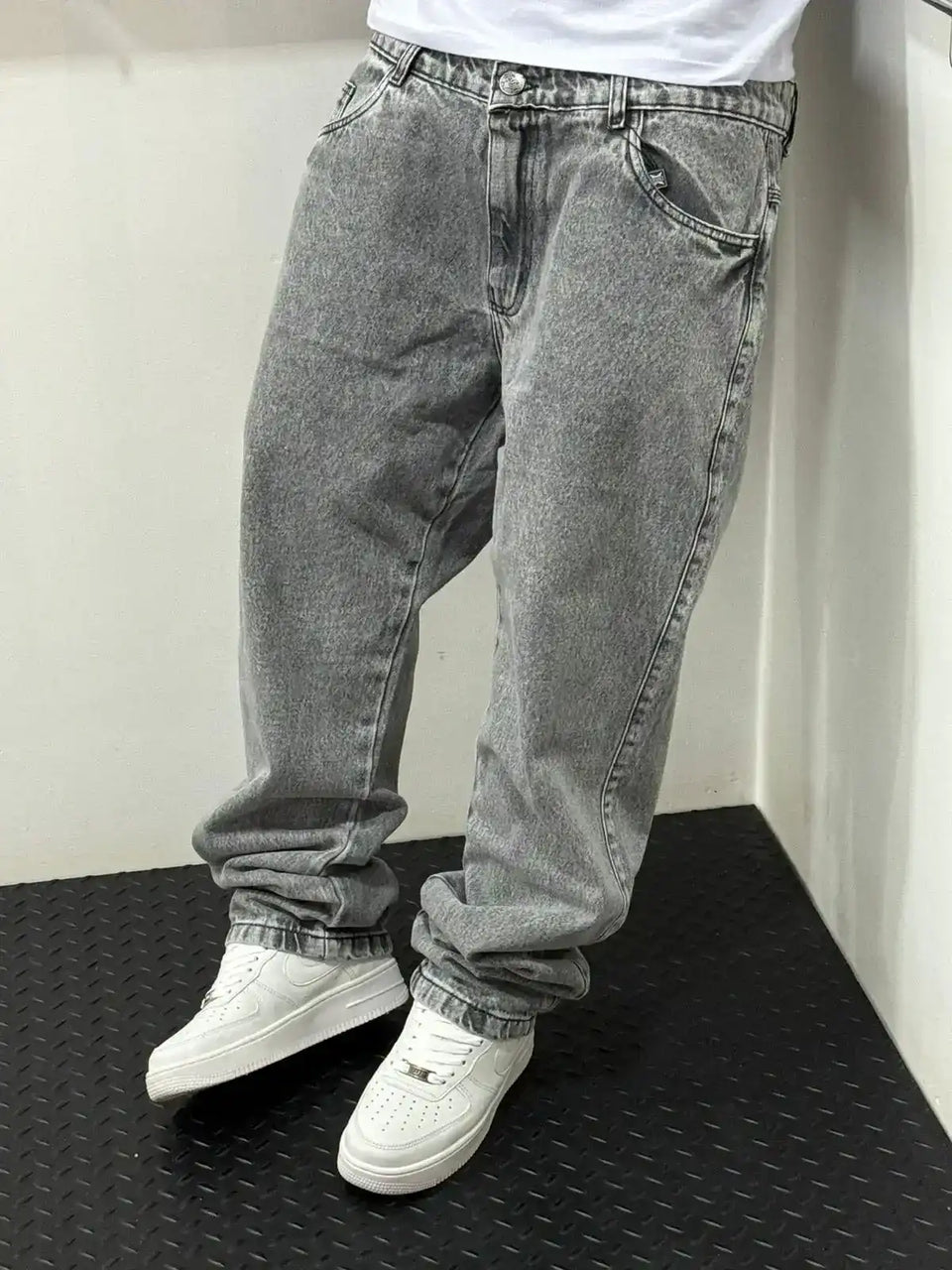 CALÇA JEANS RETA ESTONADA PRESENCE - 7569