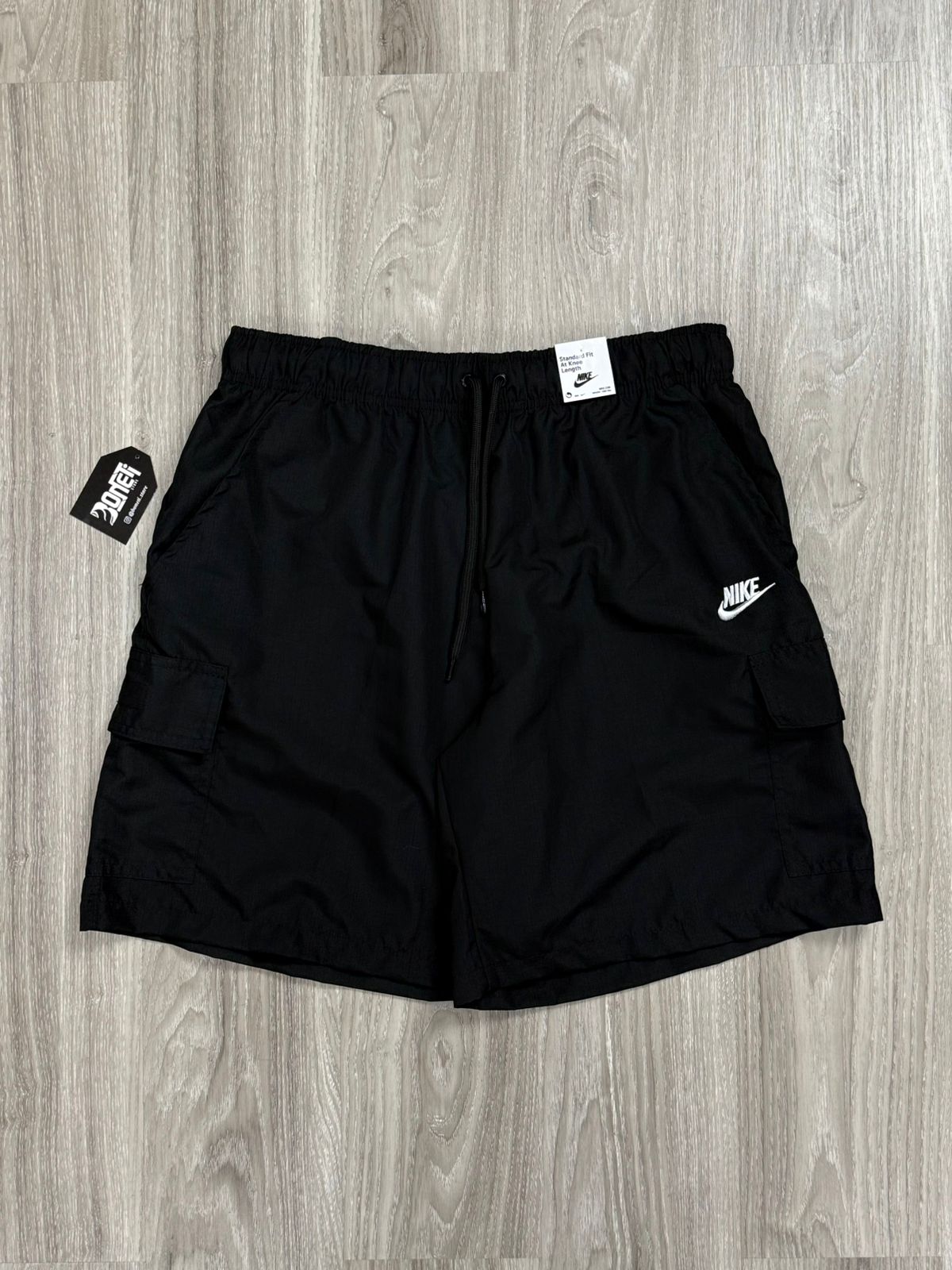 SHORTS RIP STOP CARGO NK CLUB - PRETO