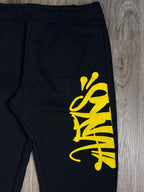 CONJUNTO SYNA WORLD WINTER MOLETOM - BLACK YELLOW