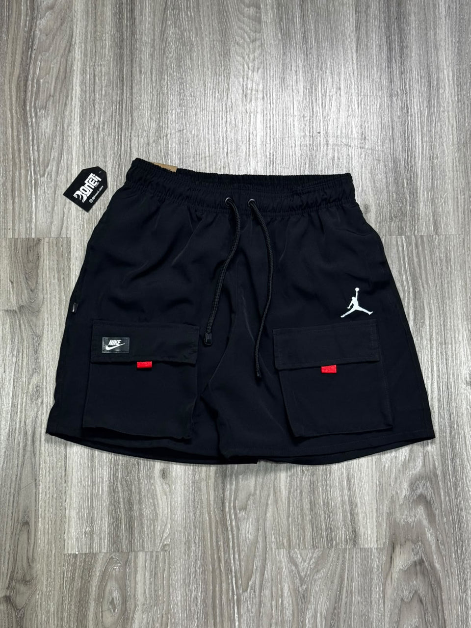 SHORTS TACTEL CARGO NK X JORDAN - PRETO