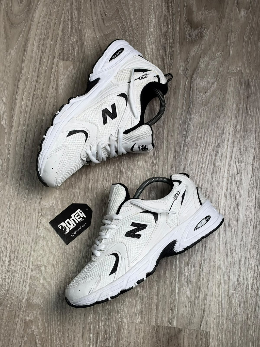 TÊNIS NB 530 - WHITE BLACK