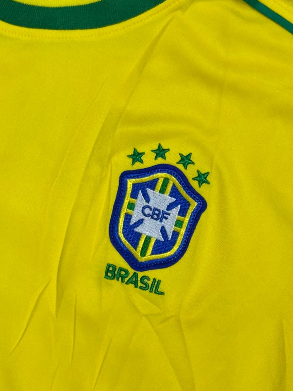 CAMISA RETRÔ BR 1998 RONALDO 9 - AMARELA