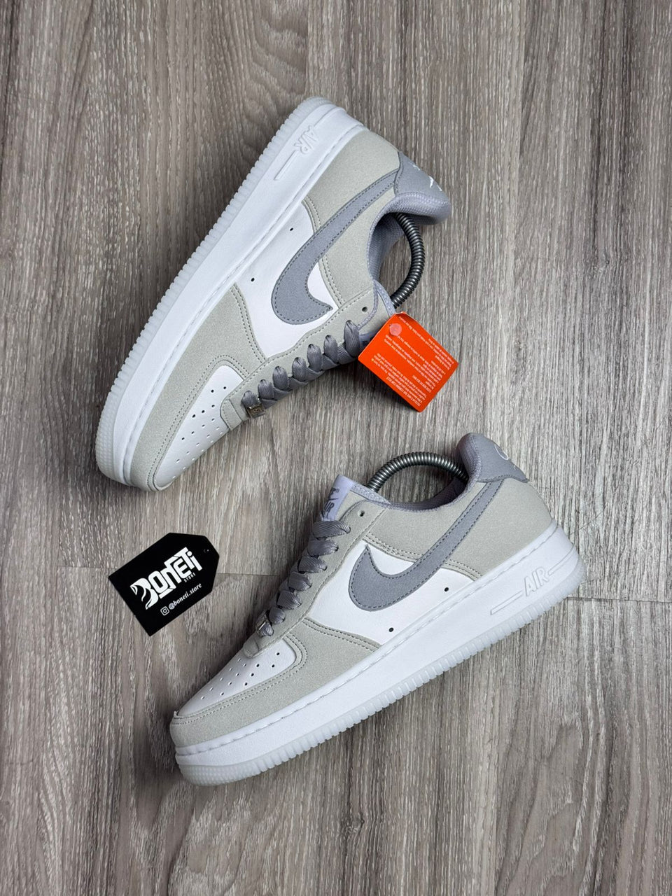 TÊNIS NK FORCE 1 - NATURAL GREY