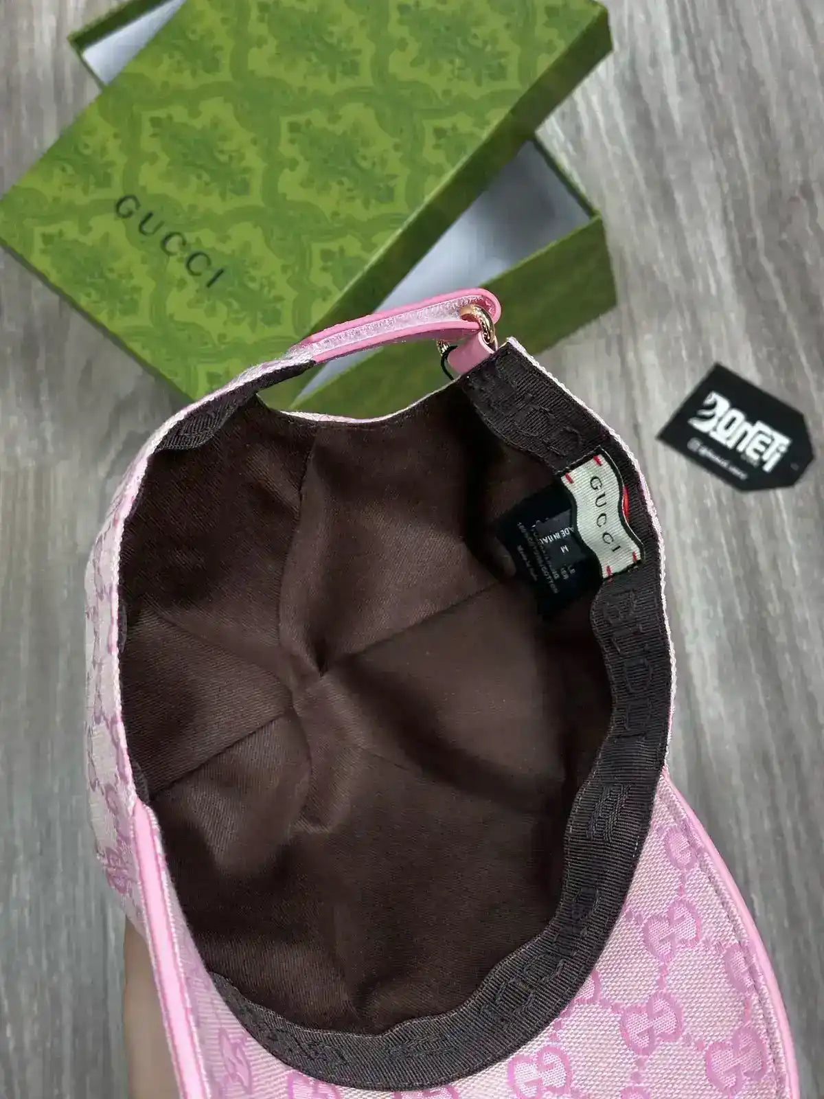 BONÉ GC CANVAS PINK