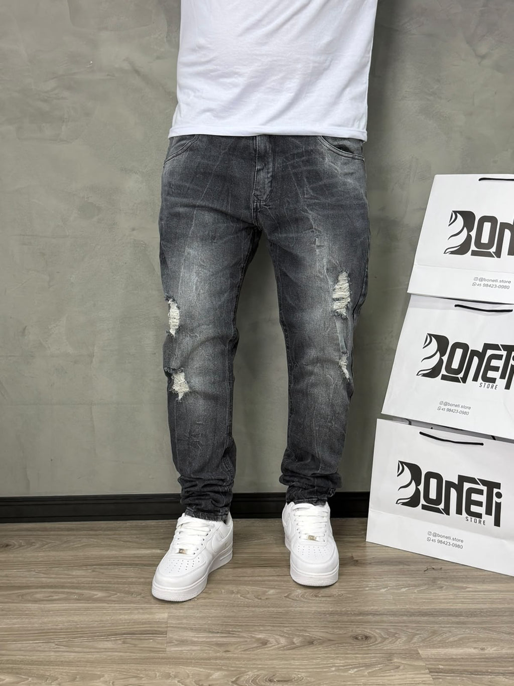 CALÇA JEANS SKINNY CITY DENIM - 6537