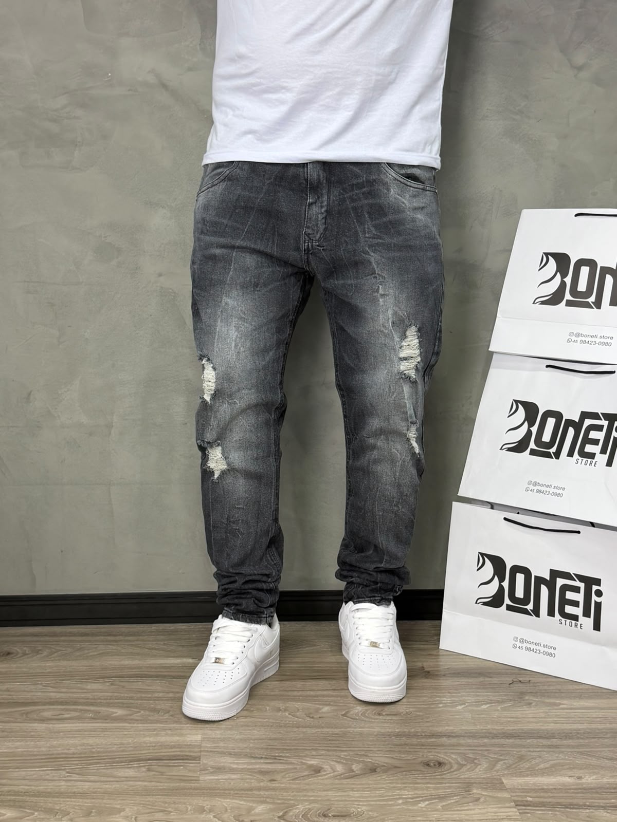 CALÇA JEANS SKINNY CITY DENIM - 6537