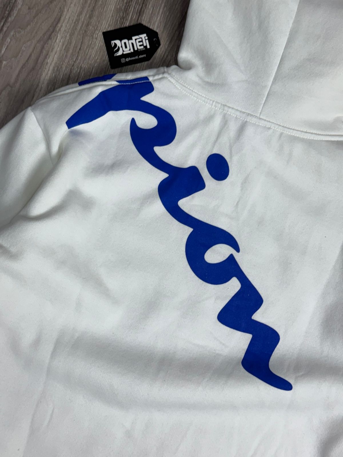 MOLETOM CANGURU CHAMPION BIG LOGO - OFFWHITE