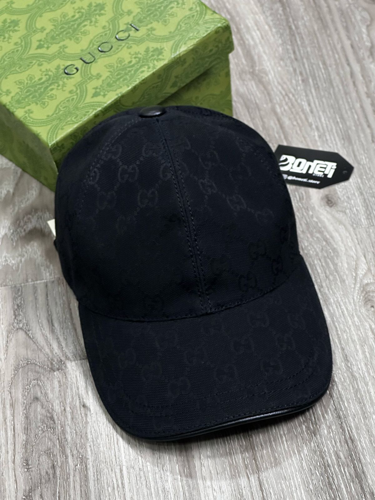 BONÉ GC CANVAS BLACK