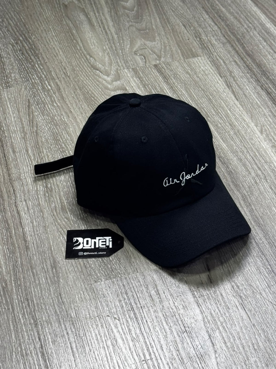 BONÉ AIR JORDAN CLUB SCRIPT - PRETO