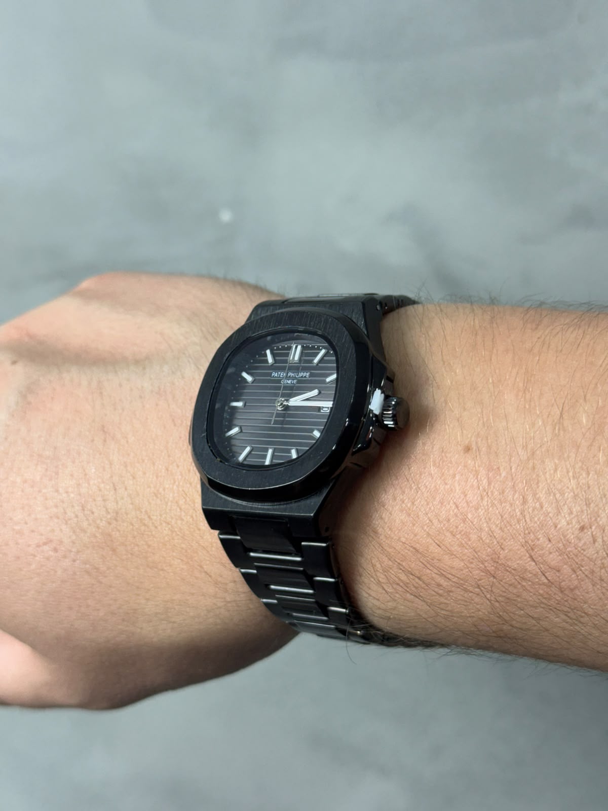 RELÓGIO PATEK NAUTILUS - ALL BLACK