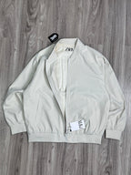 JAQUETA BOMBER ZARA - CREME