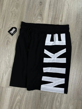 SHORTS TACTEL NK LETREIRO - PRETO