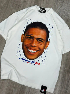 CAMISETA OVERSIZED RJ7 FENÔMENO 1994 - OFFWHITE