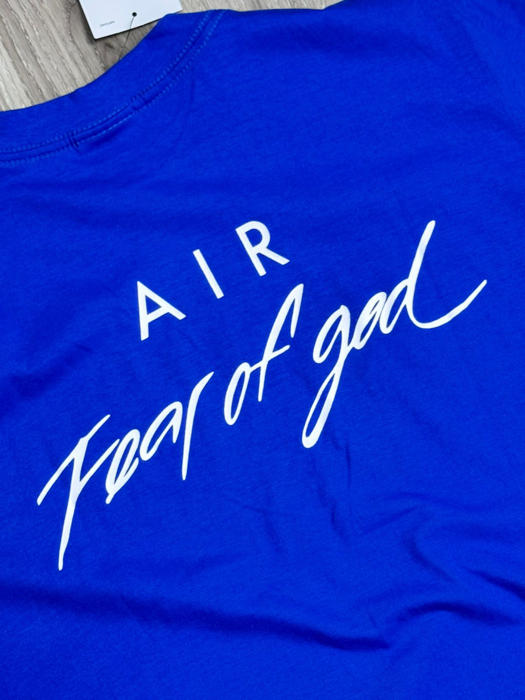 CAMISETA NK FEAR OF GOD - AZUL ROYAL