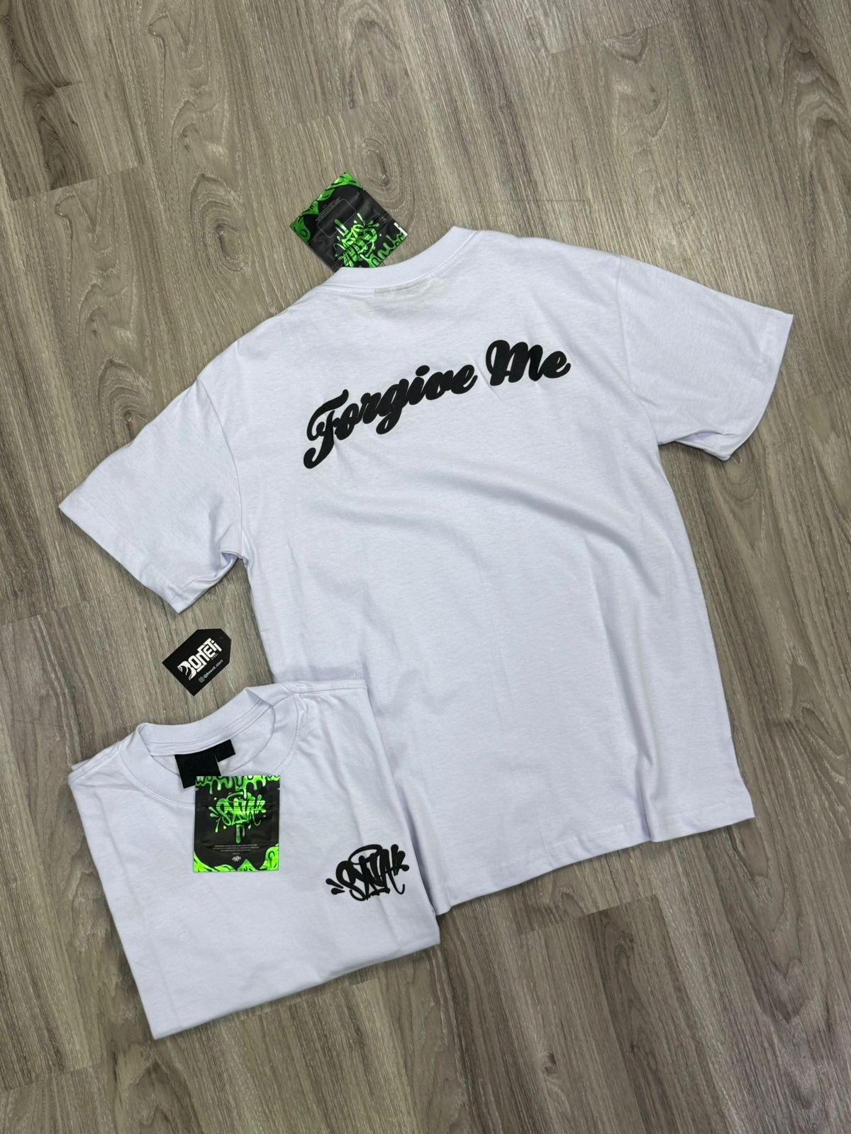 CAMISETA SYNA SIMPLE FORGIVE ME - BRANCA