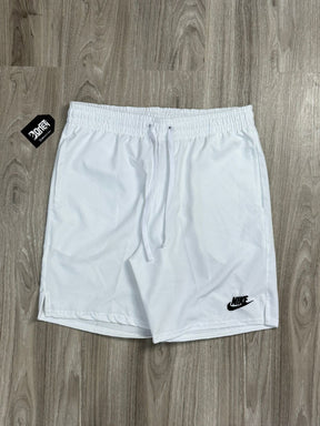 SHORTS TACTEL NK CLUB BORDADO - BRANCO