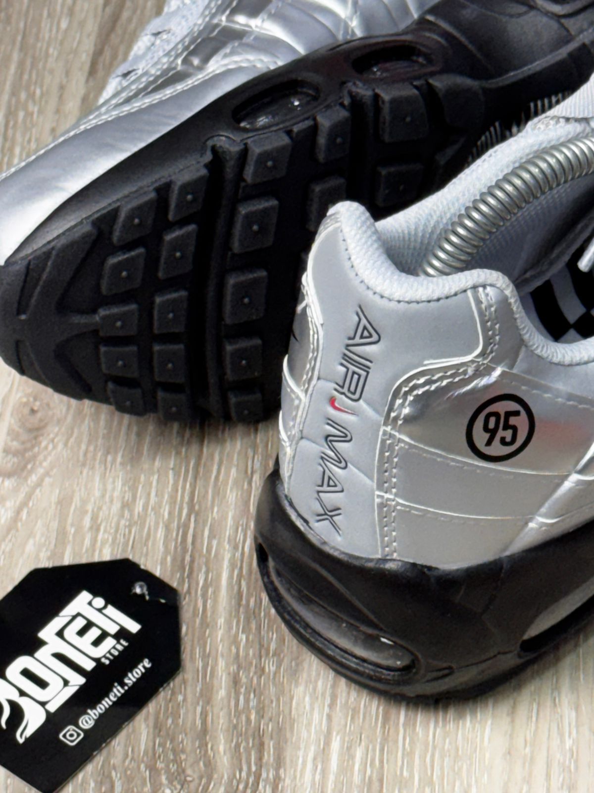 TÊNIS NK AIR MAX 95 TOTAL 90  - CINZA