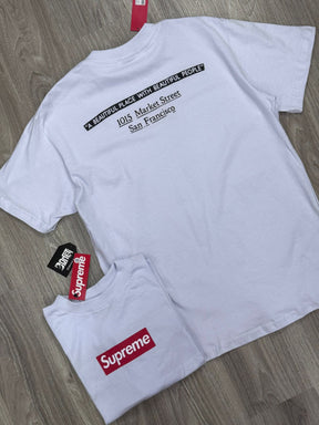 CAMISETA SUP BOX LOGO BEAUTIFUL PLACE - BRANCA